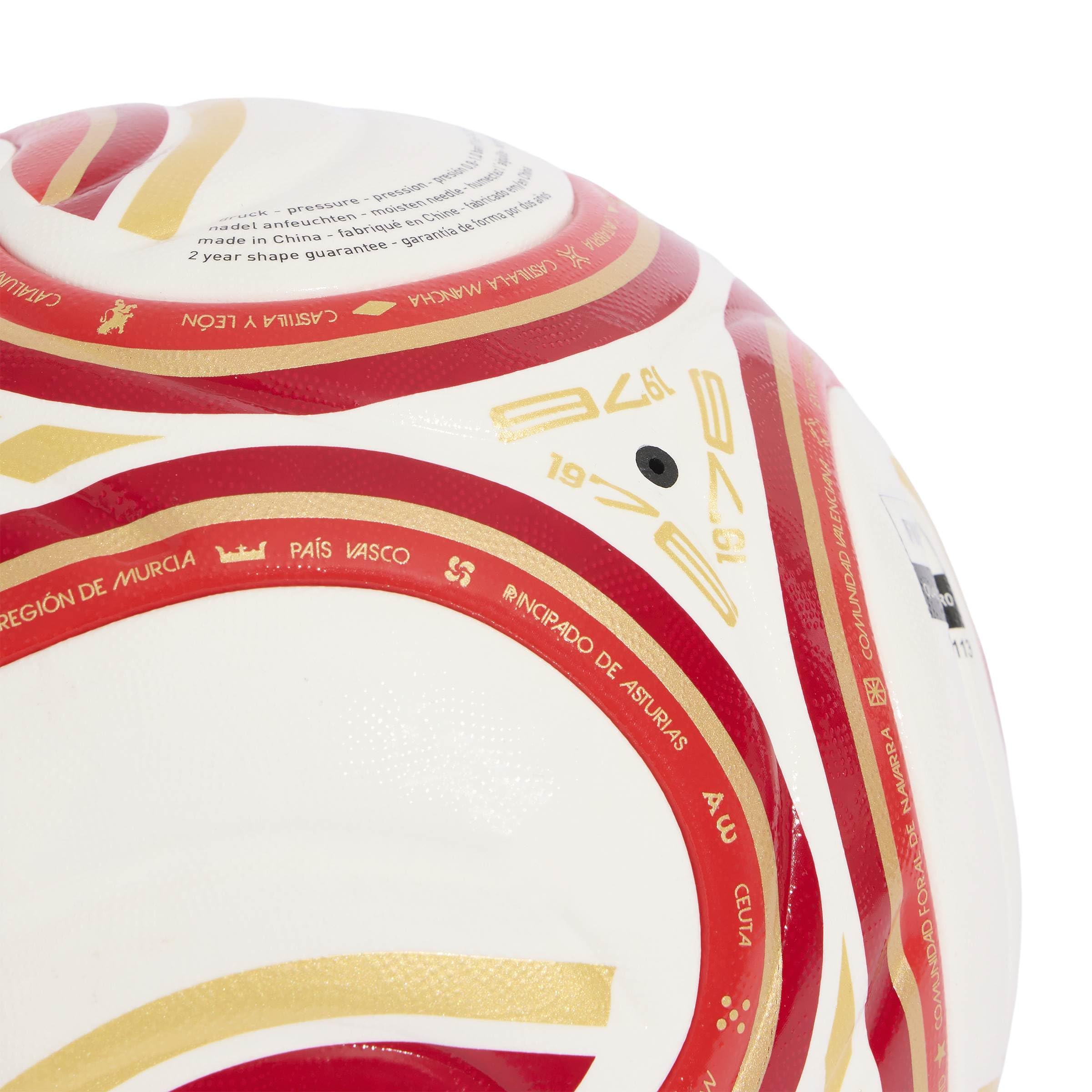 adidas Uniseks Spain Rfef 26/27 Competition Recreation Ball, white/team royal blue/active red/bold red, 5