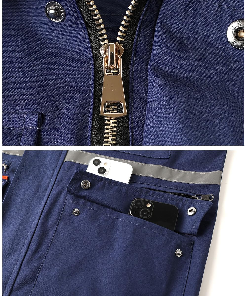 Gilet da Safari da Uomo Giacca Senza maniche da Lavoro Gilet Riflettente da Caccia Viaggio Giubbino da Pesca