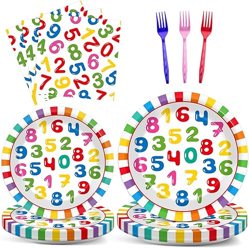 Miniatura 344 de 96 piezas de suministros de fiesta de cumpleaños florales de cumpleaños, platos de papel, servilletas, flores de oro rosa, decoraciones de fiesta