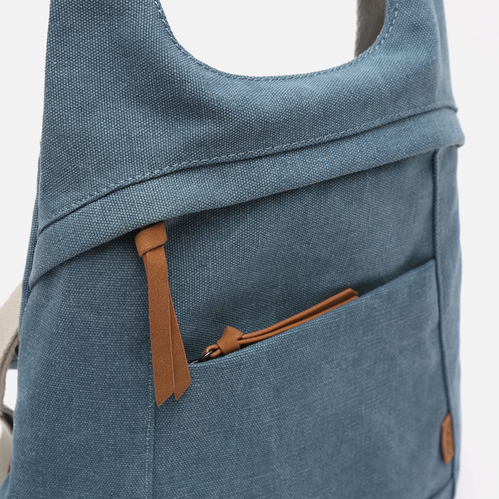 MISAKO Arame mochila antirrobo Mujer - Arame Azul 36 X 33 X 16 cm