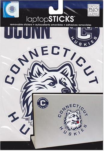 Miniatura 1 de me  my BIG ideas laptopSTICKS Pegatinas extraíbles para portátil Connecticut UConn Huskies