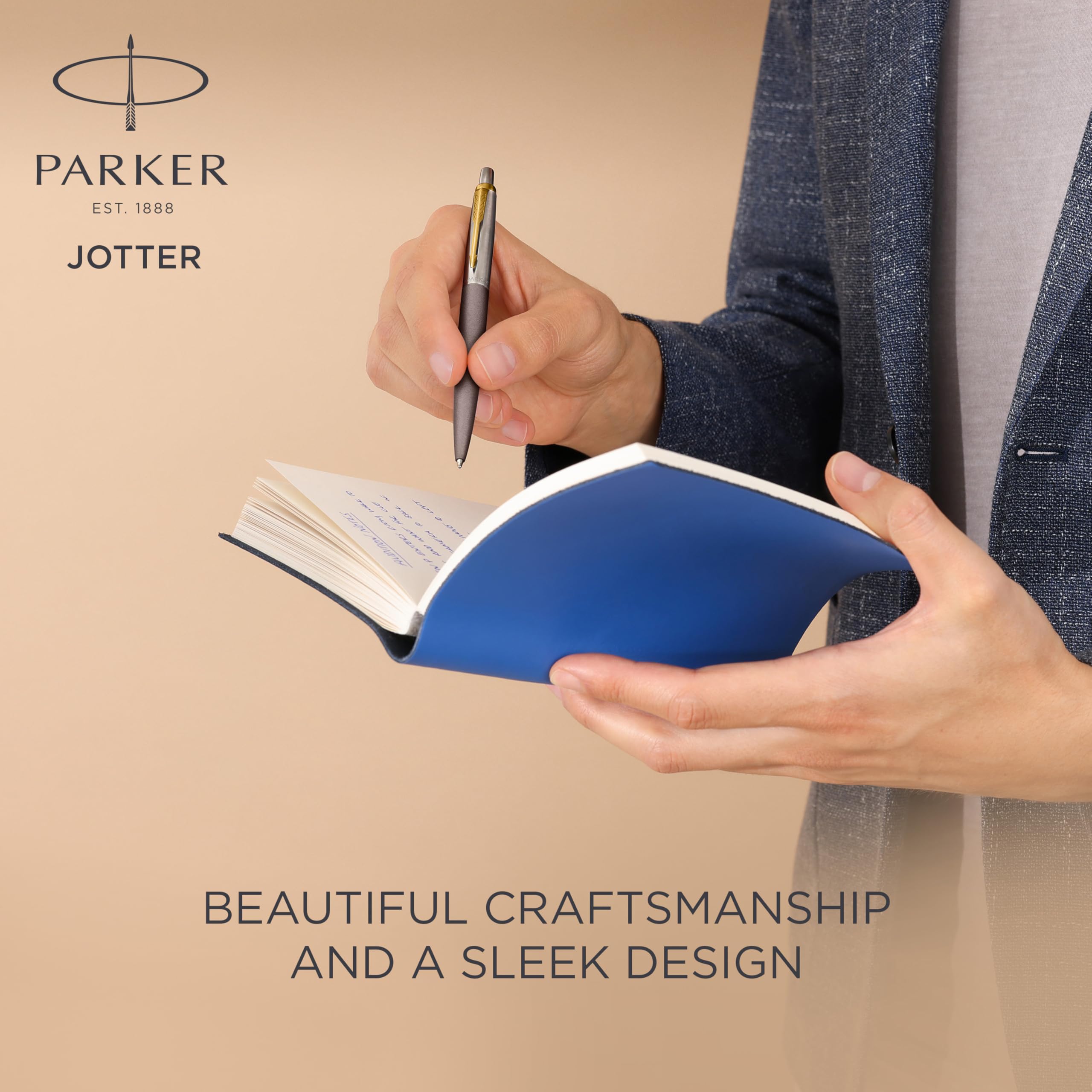 Amazon.com : PARKER Jotter XL Ballpoint Pen | Grey Lacquer with