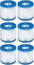 Intex N/AA Replacement 29007E Swimming Pool Filter Cartridge H-6 Pack, White - coolthings.us