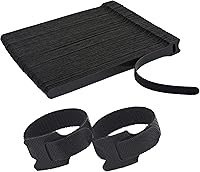 Vista 1 de 100 PCS Bridas Reutilizables para Cables con Gancho y Bucle, Correas de Gestión de Cables Ajustables Multiusos de 8 Pulgadas para Organizar