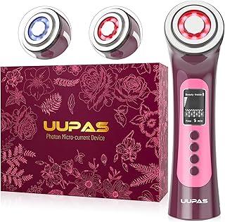 UUPAS Varita de terapia de luz azul roja de m...