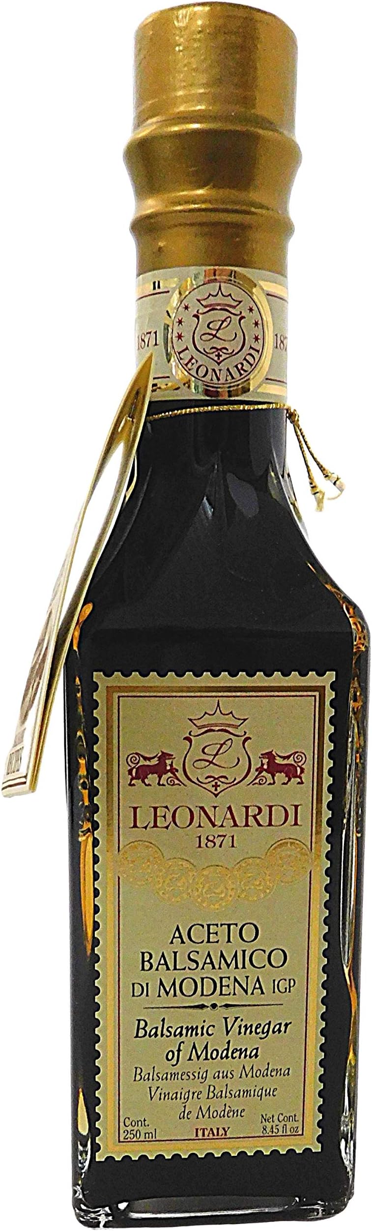 "Gold Seal" Balsamic Vinegar of Modena 8.45 oz