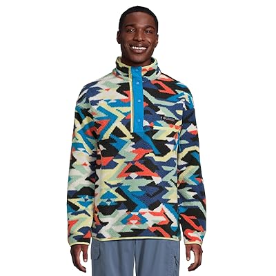 Columbia Helvetia II Printed Half Snap Fleece Men
