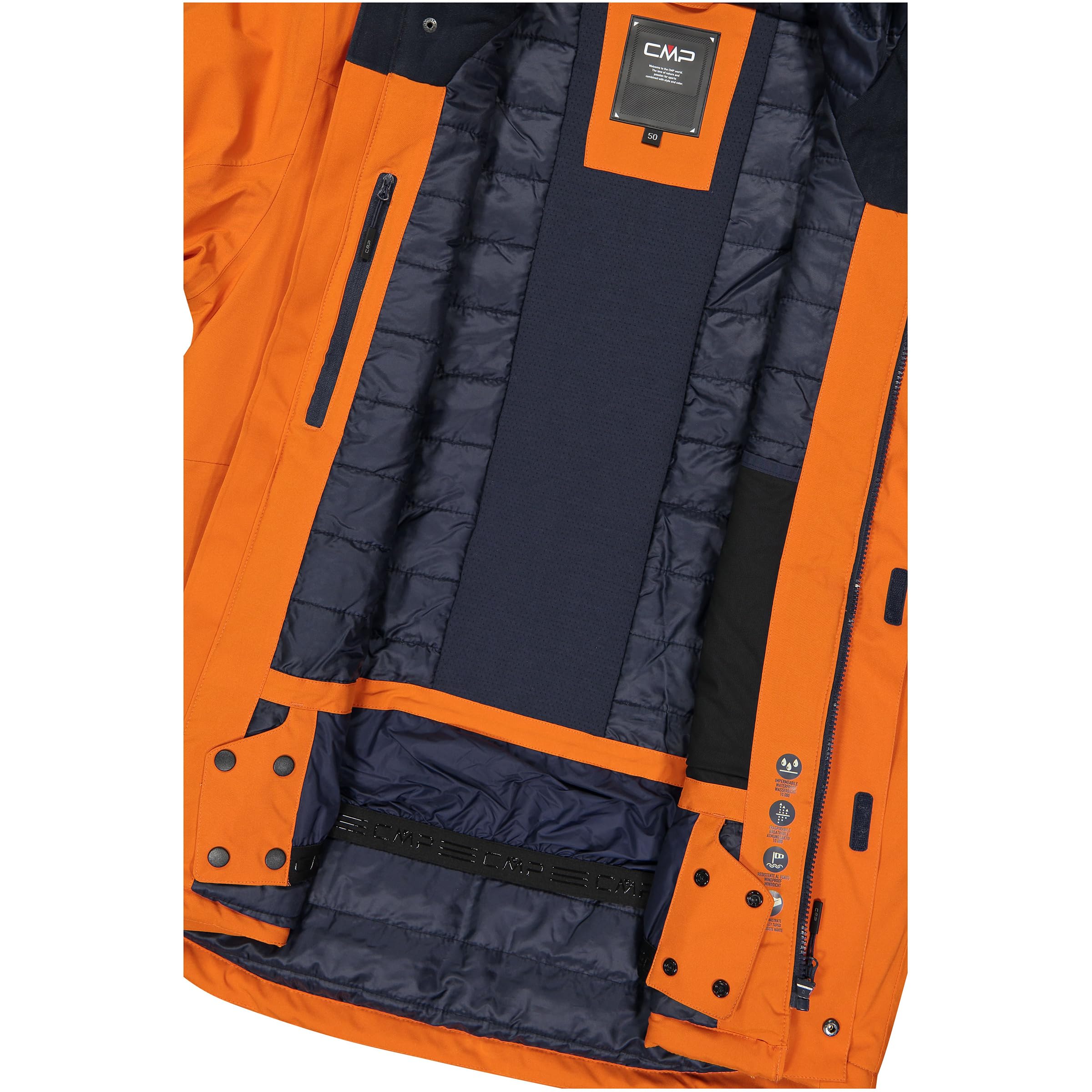 CMP Herren Skijacke Mit Fester Kapuze Jaffa XXL