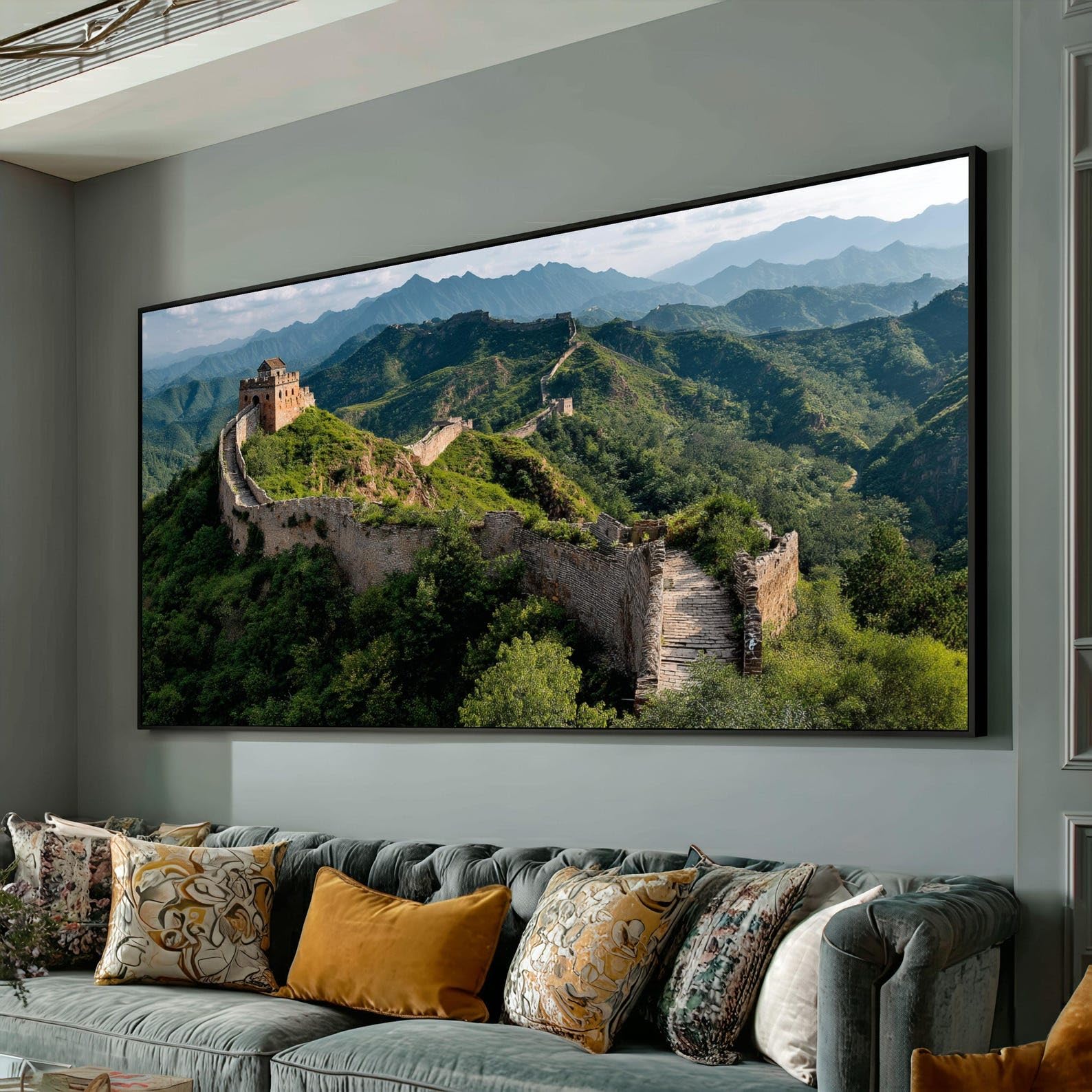 Toile Grande Muraille de Chine 55x110 : habillez enfin vos grands murs