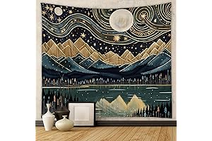 Tapzen Mountain Forest Tapestry: Enchanting Wall Art for Nature Lovers