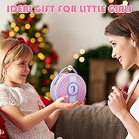 Vista 6 de Juegos de maquillaje para niñas – Maquillaje lavable y seguro para niños con estuche de tocador, juegos de maquillaje para niñas de 3 a 12 años