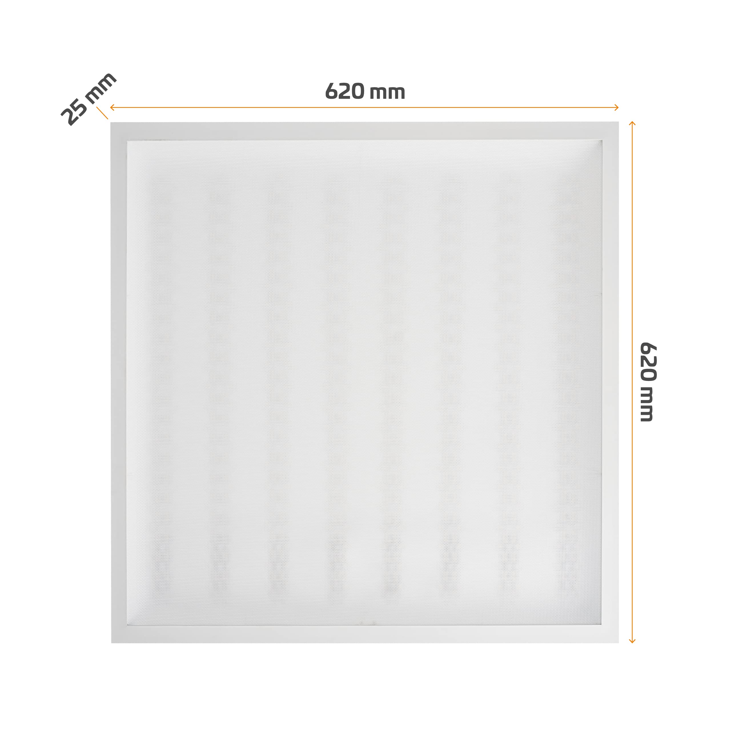 proventa LED-Panel UltraEco 25W 4.500 Lumen 62 x 62 cm neutralweiß 4.000K UGR 19-5 Jahre Herstellergarantie