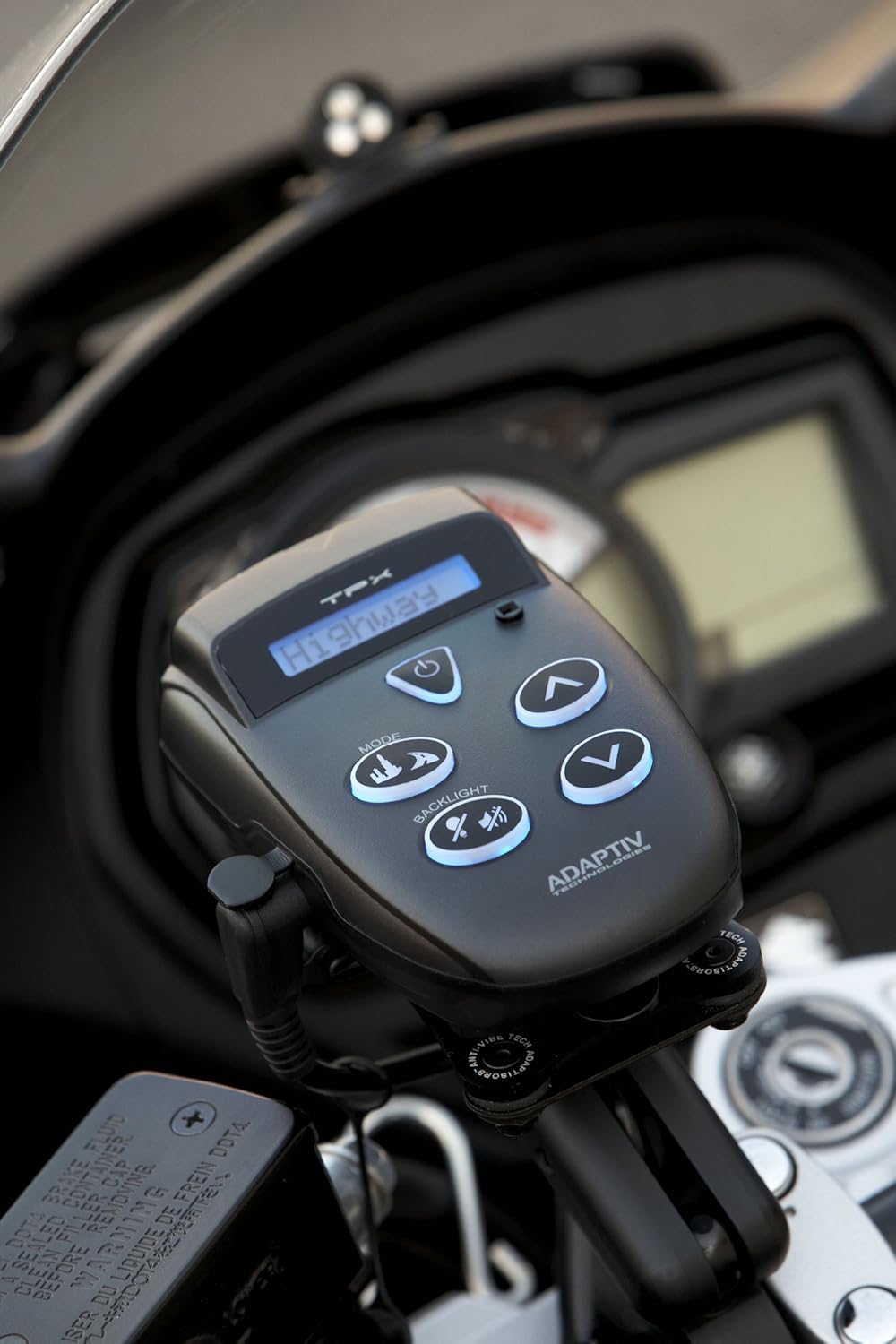 TPX A-01-01 Motorcycle Radar and Laser Detection System Version 2.0,1 Pack , Black