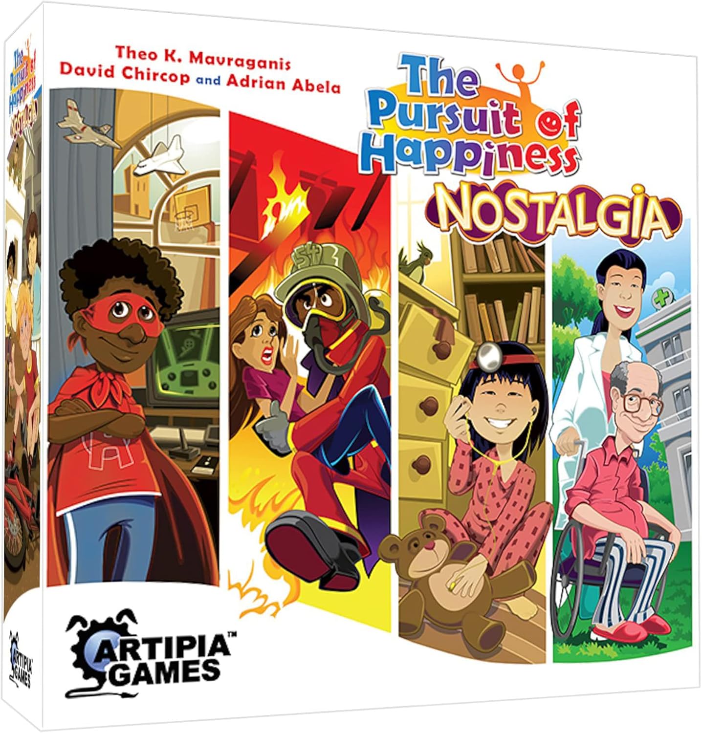 Artipia Games The Pursuit of Happiness: All-in Big Box - Includes Base Game, Expansions (Community, Experiences, Nostalgia) & 4 Mini