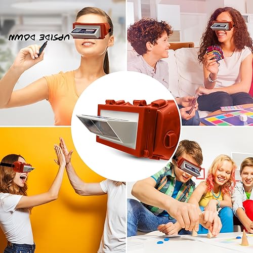 Miniatura 3 de ACE'S CREATIONS Inversion Goggles - Prism Goggles for Upside Down Challenge, 180 Degrees Universal Size