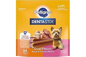 Pedigree Dentastix for Small Dogs, 18.24 oz. (84 Treats)
