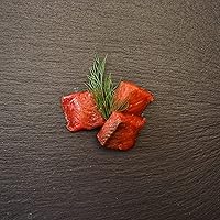 Vista 2 de Nuggets de salmón ahumado capturado salvaje sabor a arce canadiense (2 libras)
