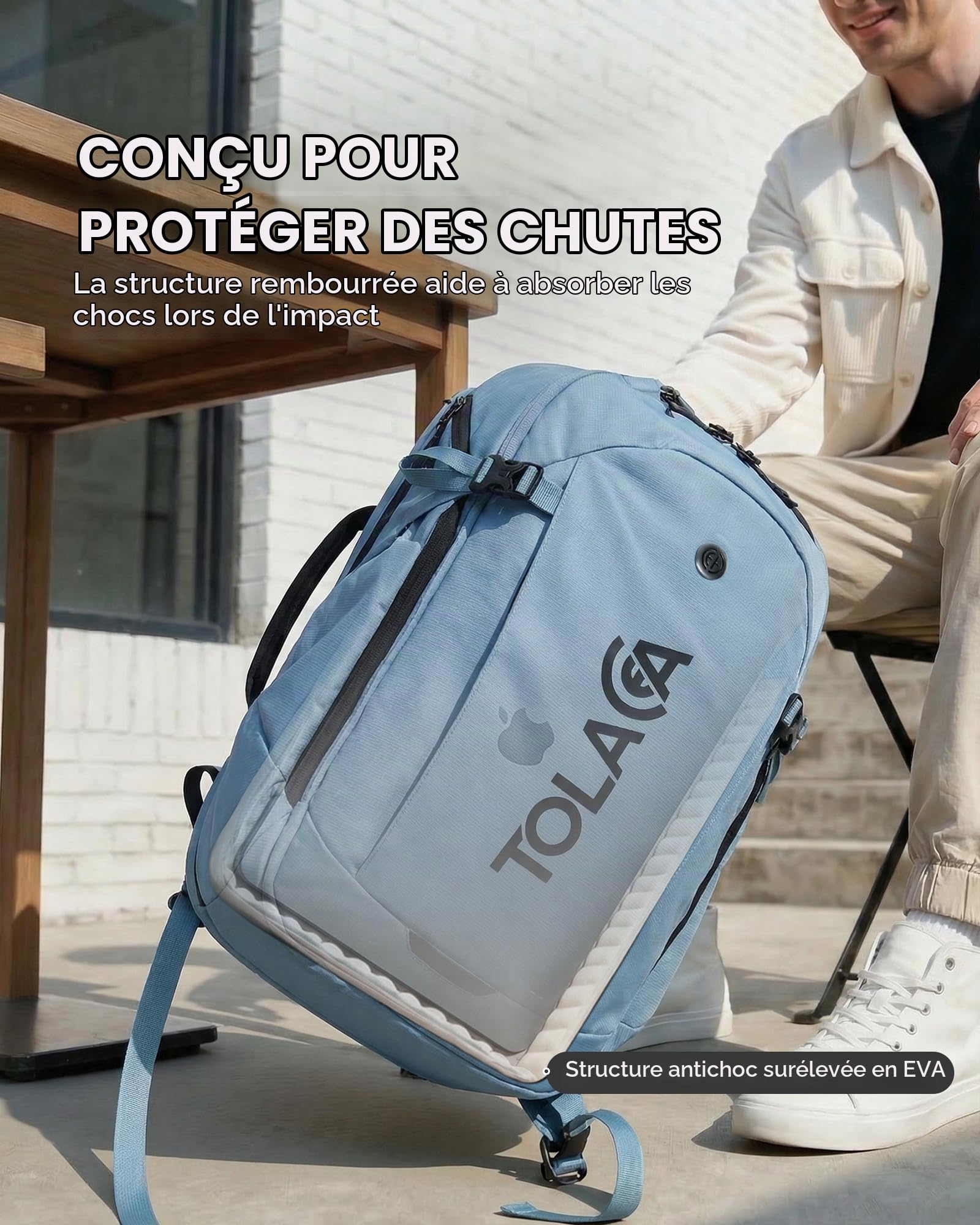 Tolaccea Sac à Dos Cabine Avion 32L Ordinateur 15,6" Voyage