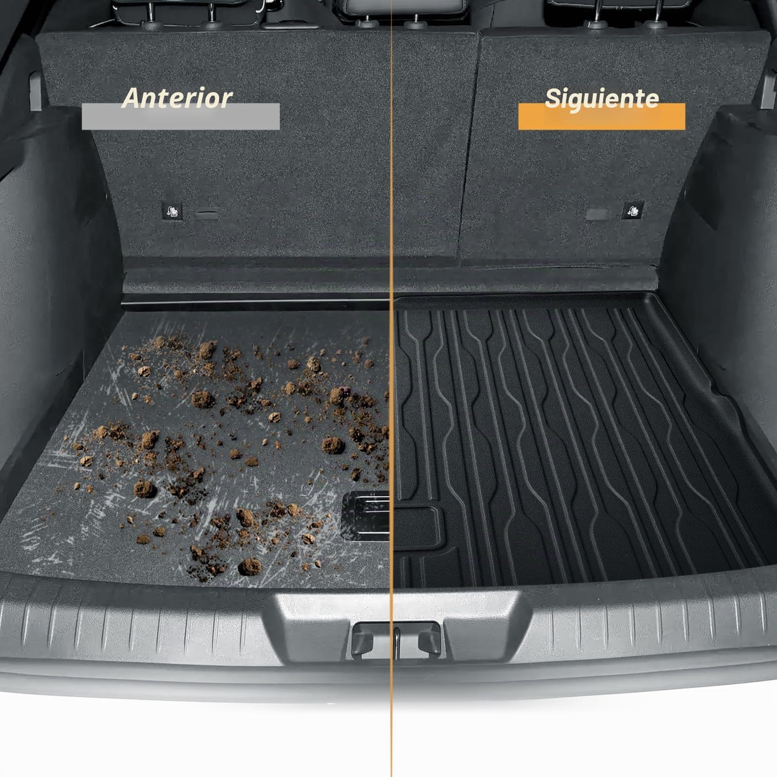 ECOZEN 3D Alfombrilla Maleter BYD Seal U (EV)/Seal U DM-i (PHEV) 2021-2024 TPE Alfombrilla de Goma para Maletero Impermeable Antideslizante Borde Alto Todo Clima Alfombrilla Maletero BYD Song Plus
