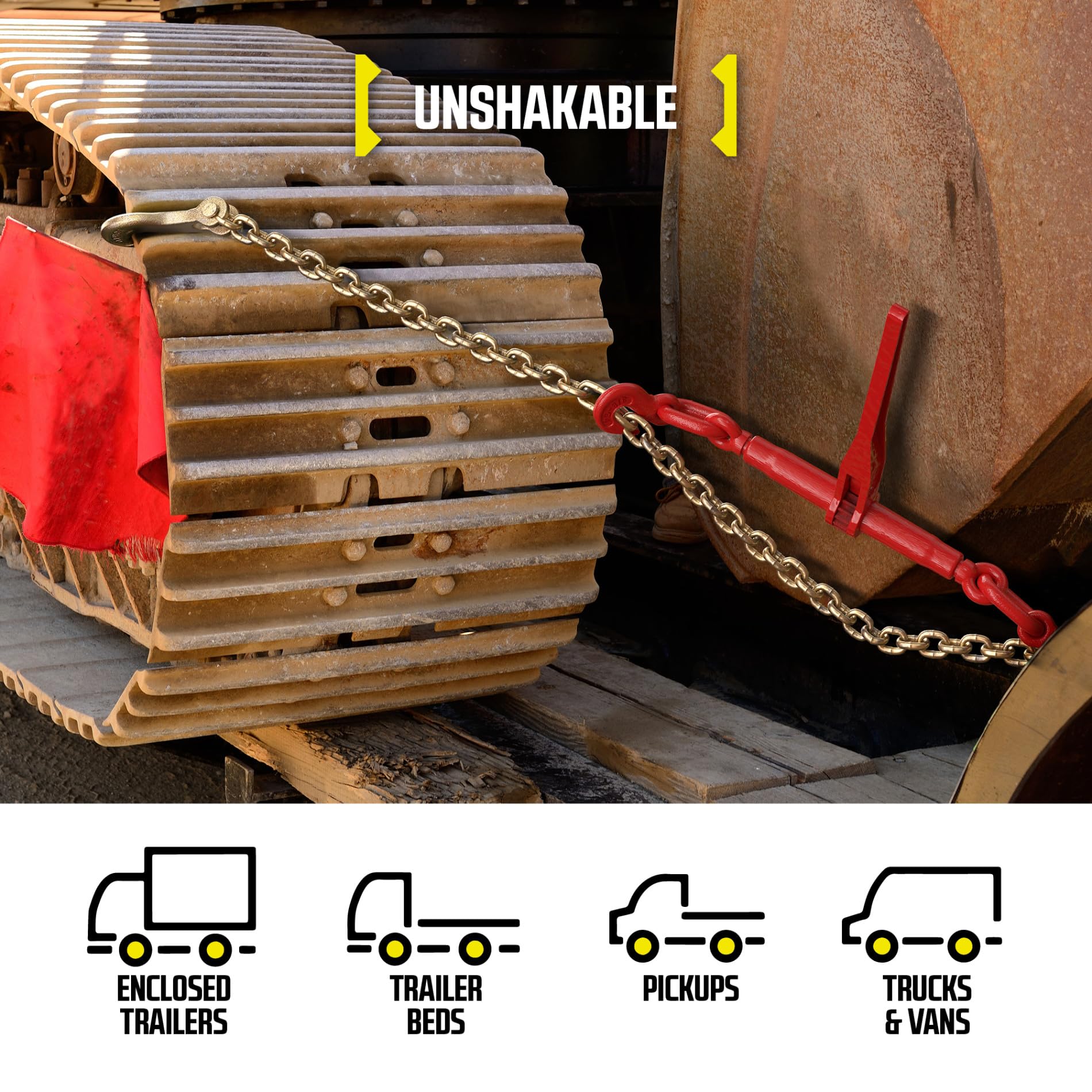 Heavy-Duty Chain Binders - 9200 lb Capacity -6