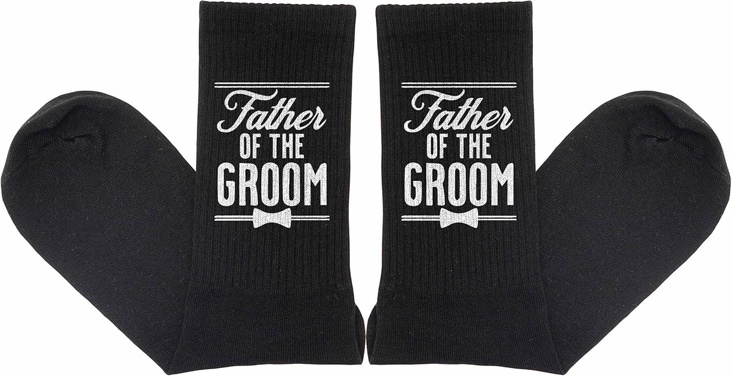 Grace Yonks Groomsman Gifts - Wedding Socks for Groom, Best Man, Father of the Bride or Groom