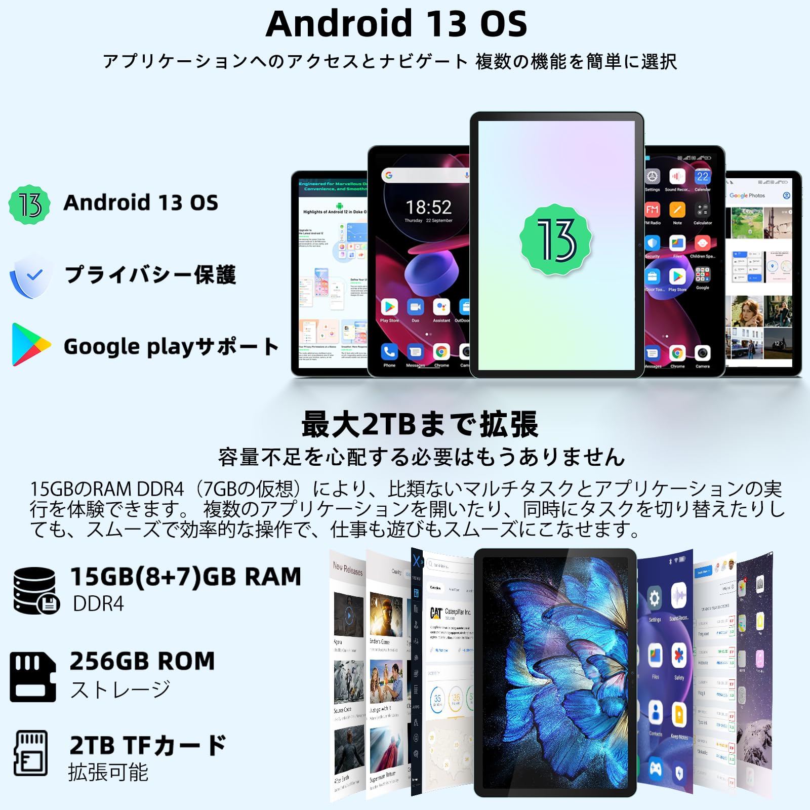 Amazon.co.jp: 【Android 14 タブレット 10インチ新登場】DOOGEE T10W