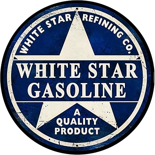 Miniatura 84 de Brotherhood Letrero de gas vintage de reproducción de letreros de metal vintage, letrero redondo de metal para garaje y hogar, 8 pulgadas de Nourse