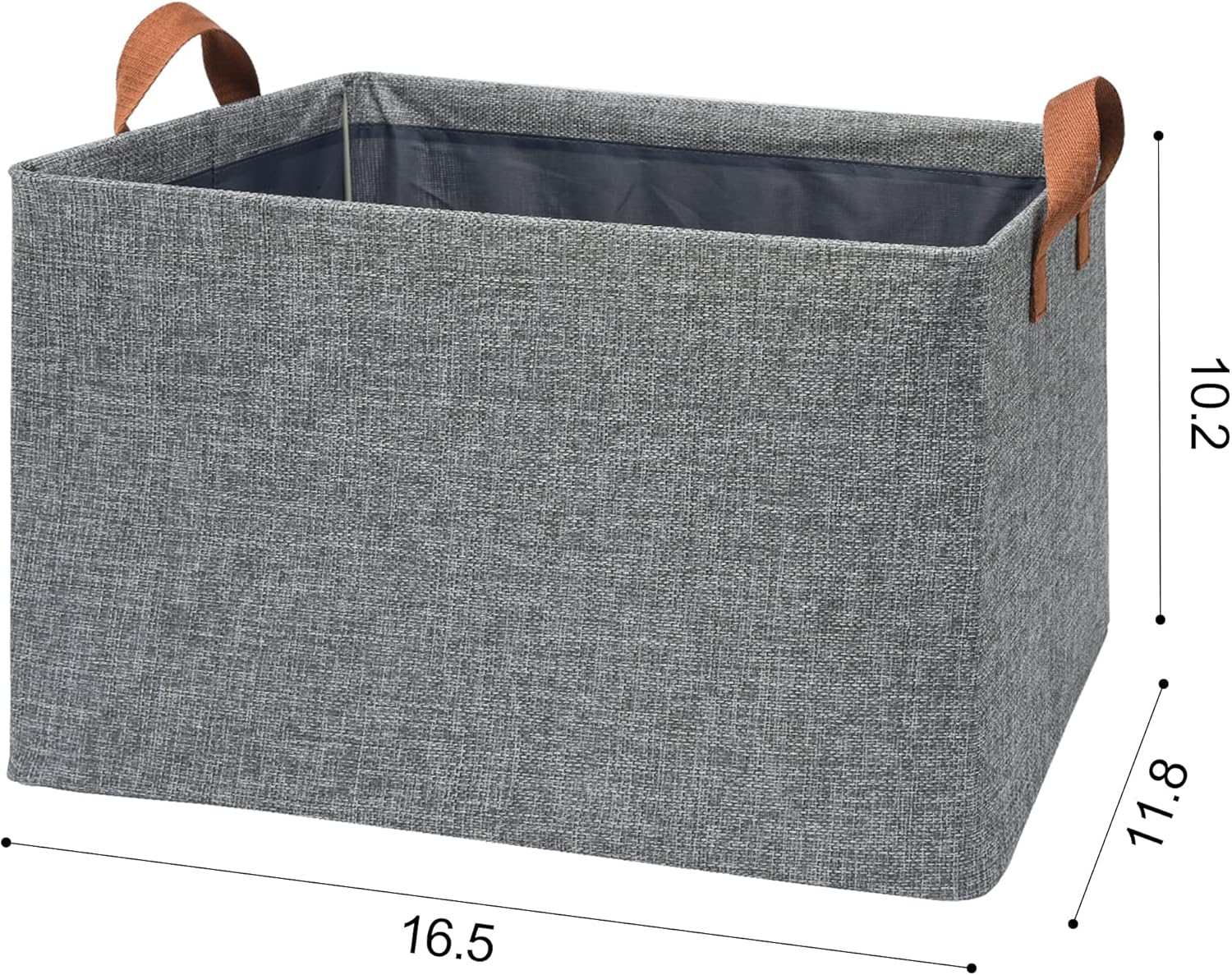 GRANNY SAYS Bundle of 2-Pack Toy Boxes & 2-Pack Hanging Closet Organizer