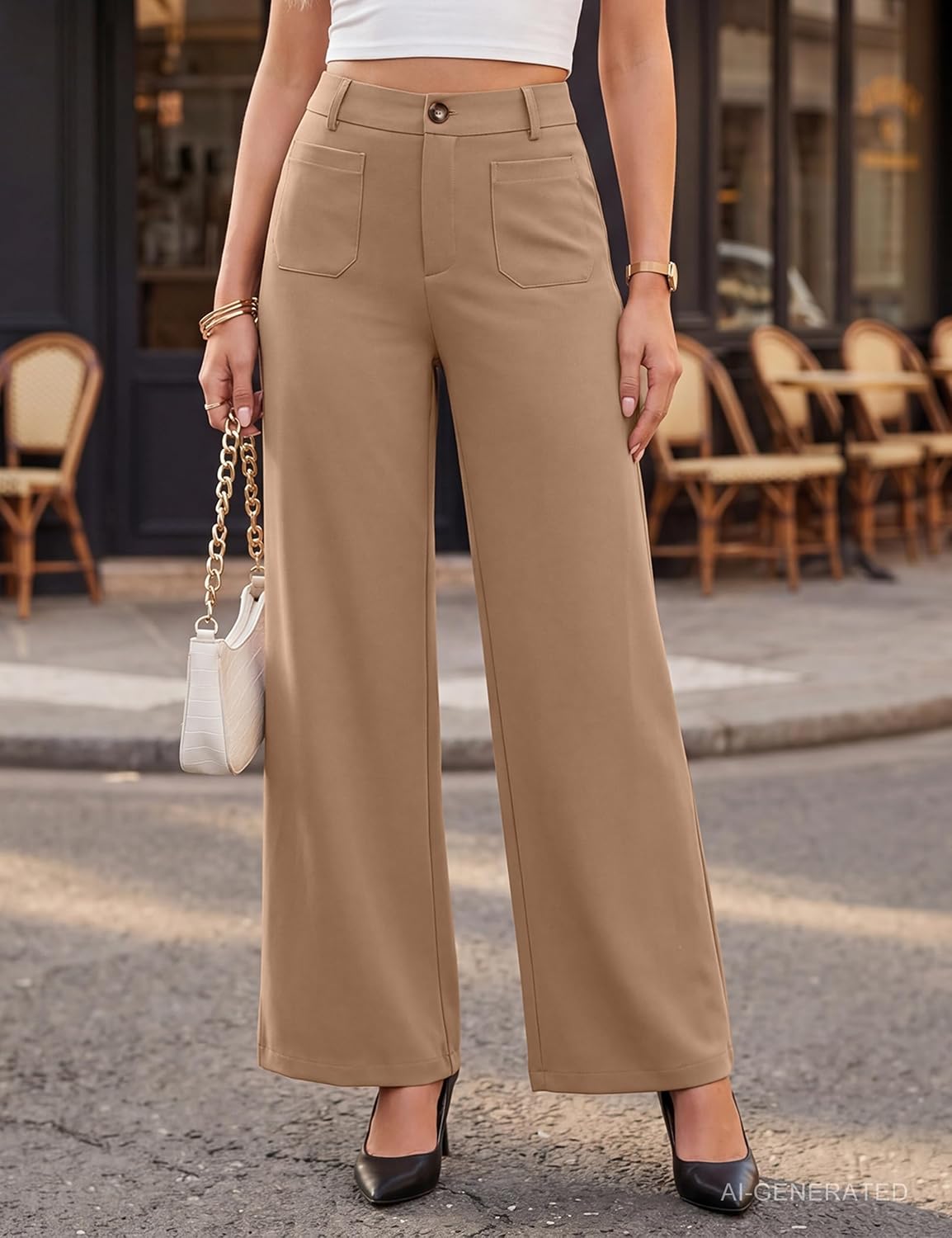 Blooming Jelly Womens Dress Pants High Waisted Business Casual Outfits Office Work Pants Trousers with Pockets