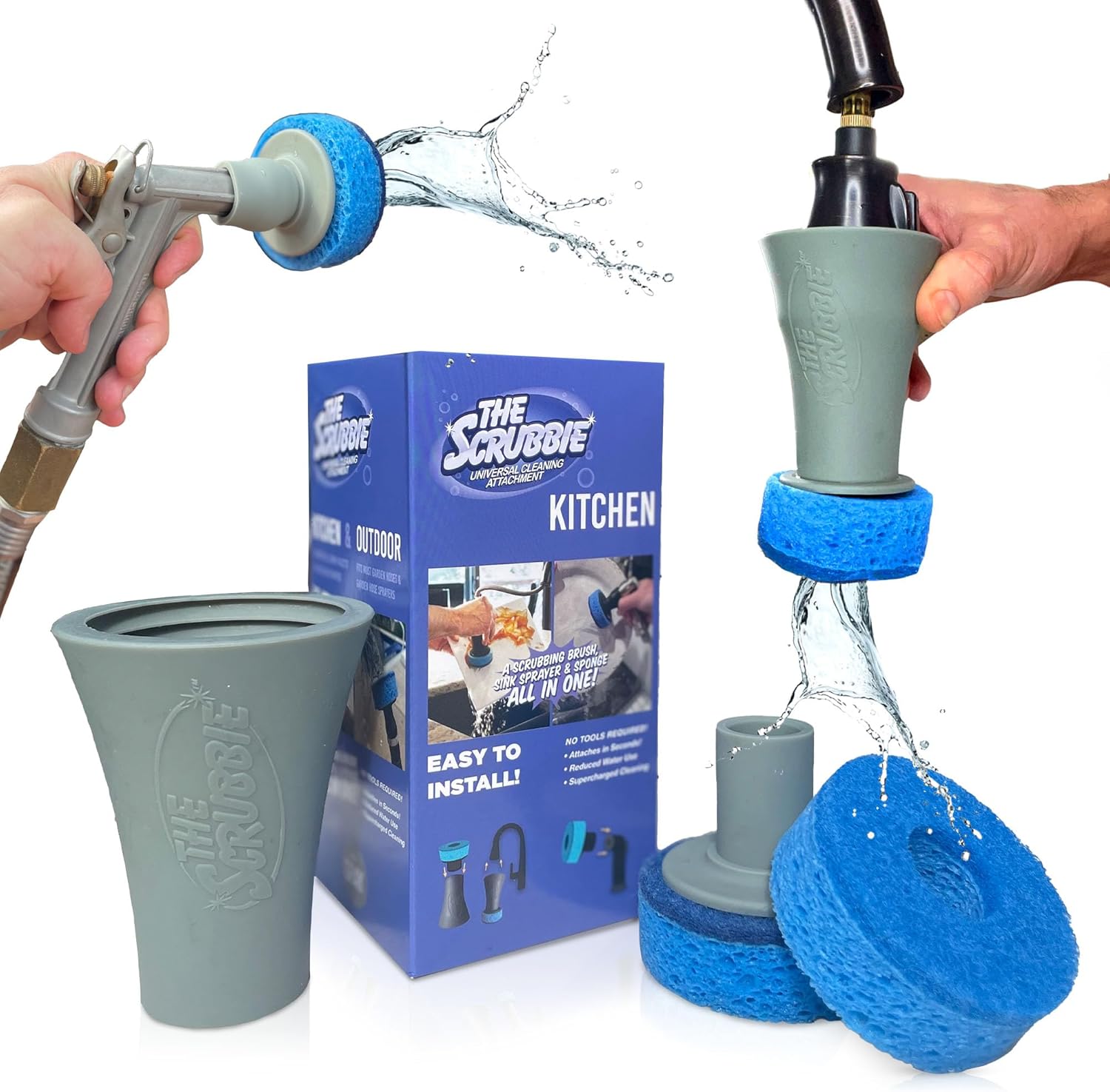 The Scrubbie 2.0 As Seen on Shark Tank, Kitchen Scrub