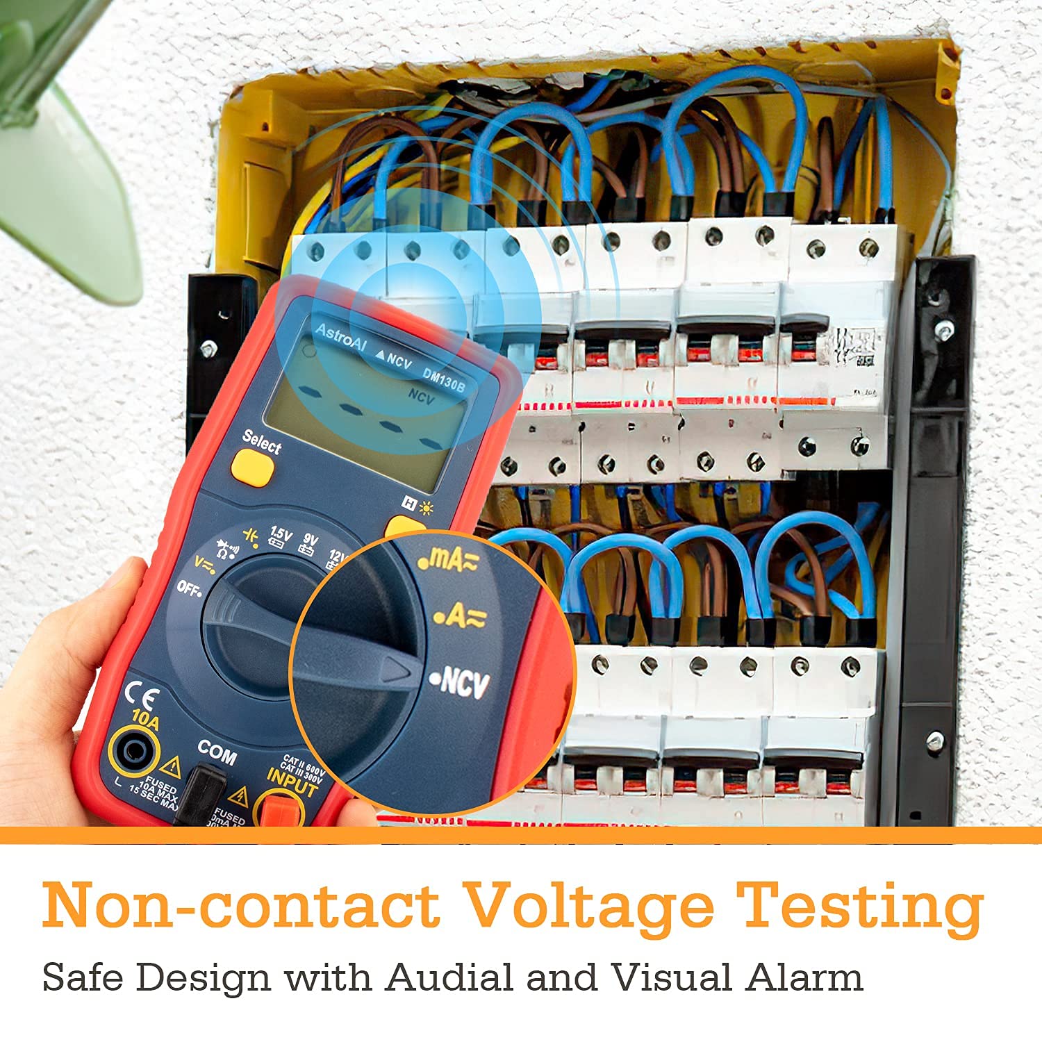 AstroAI Digital Multimeter & Clamp Meter Combo Set - 4000 Counts Multimeter With NCV Safety Feature