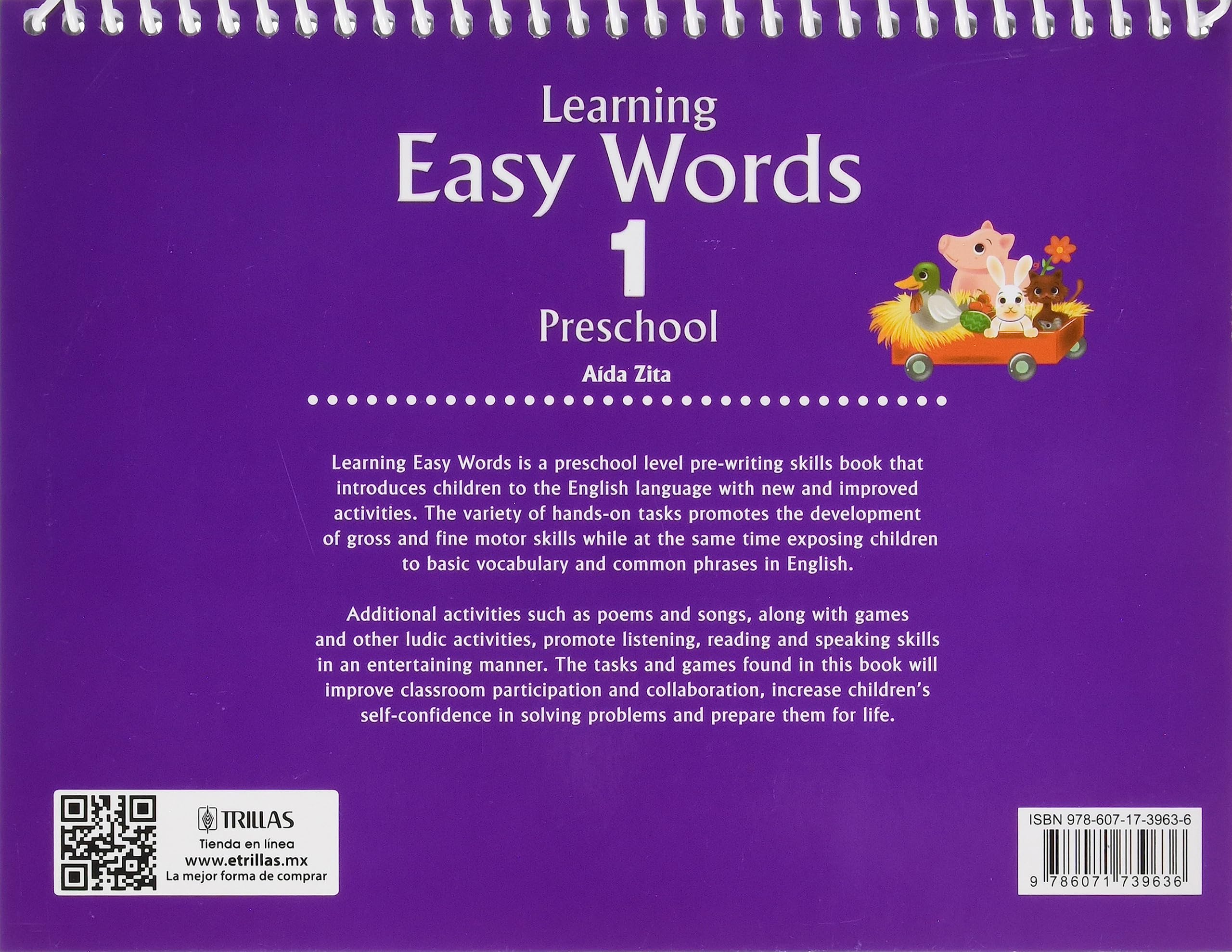 Aprender palabras fáciles preescolar 1 coachingtrillas (Edición Español)