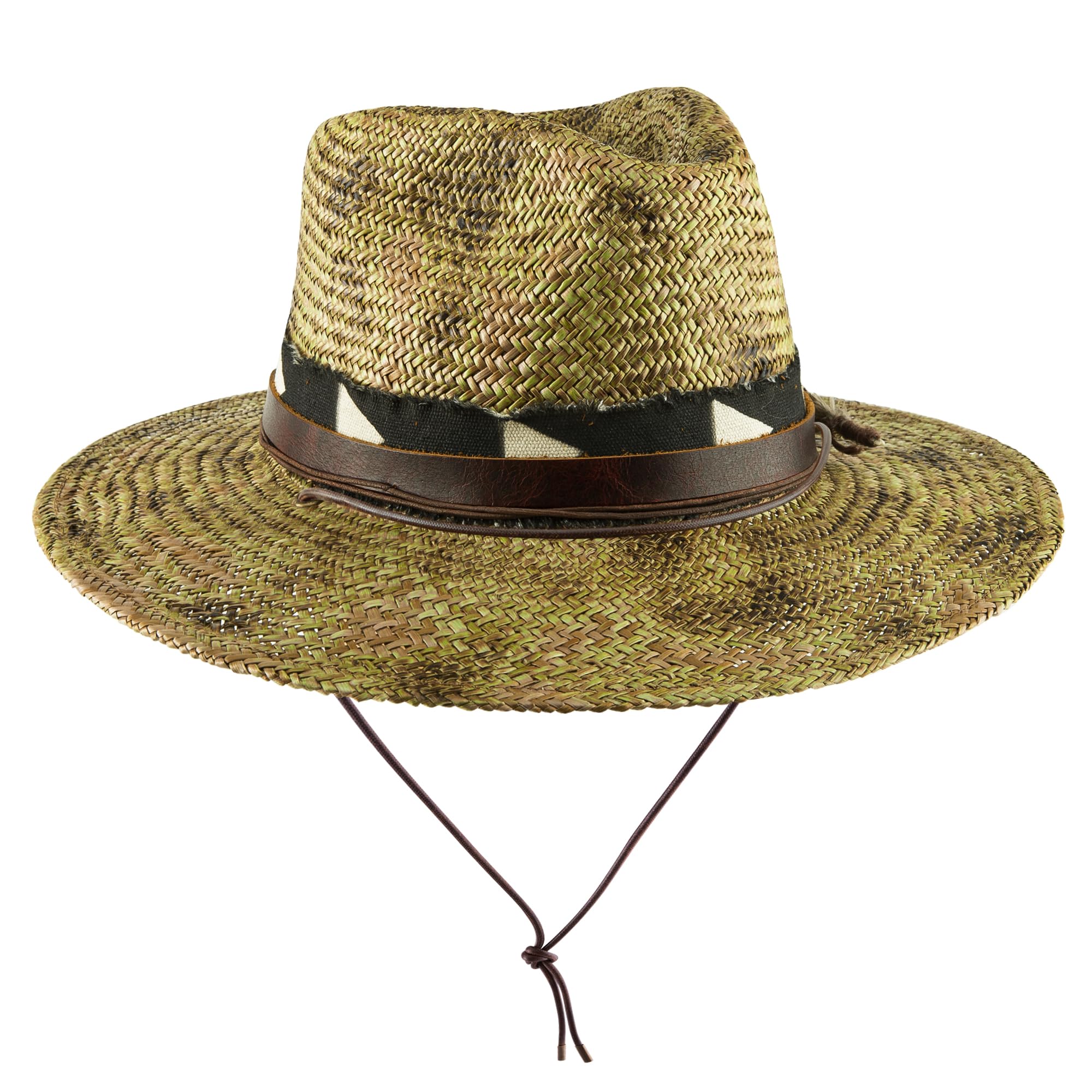 Iconic Bee Accent Straw Fedora Hat