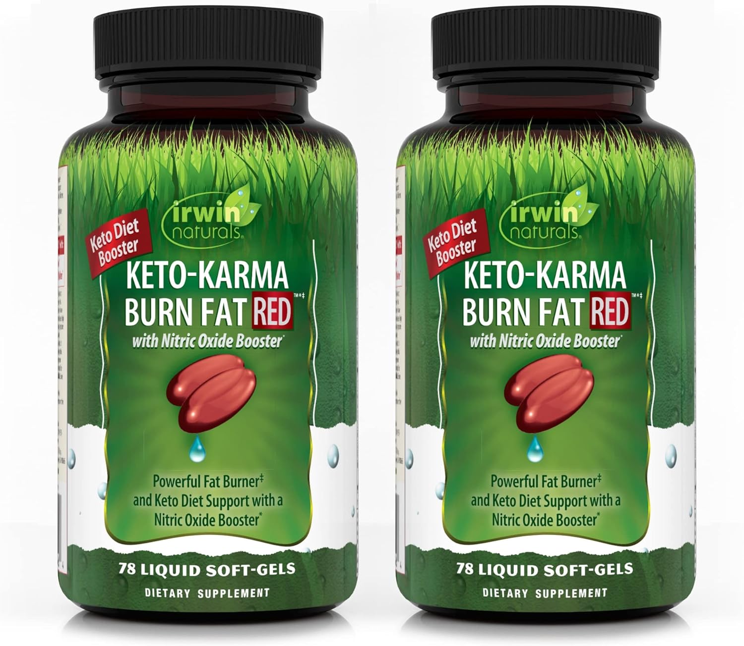 Irwin Naturals KetoKarma Burn Fat RED (Pack of 2