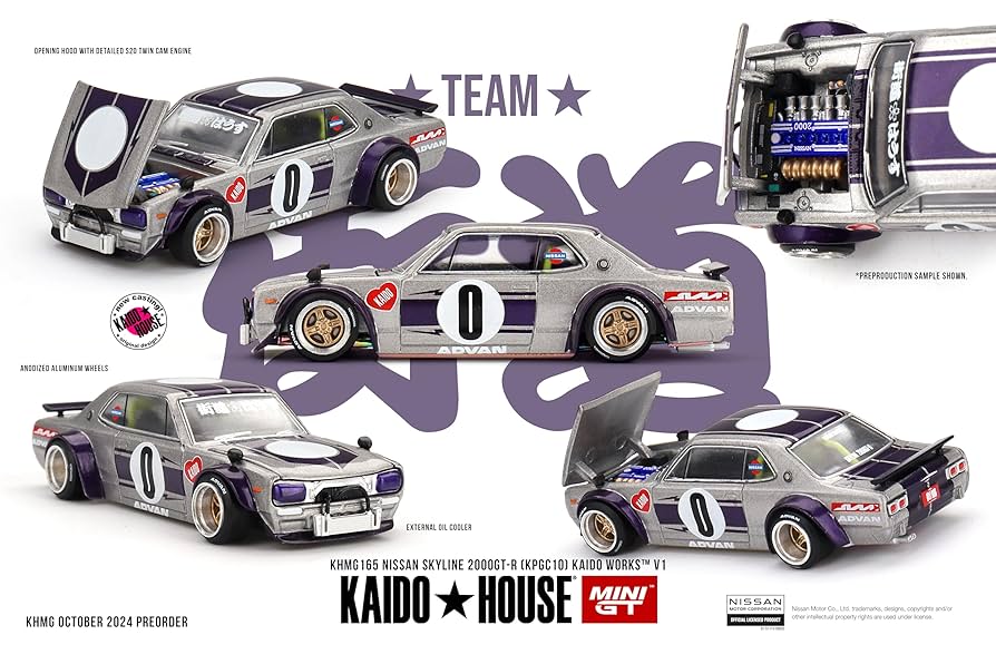 Amazon.com: Diecast Model Car Compatible with Kaido House x