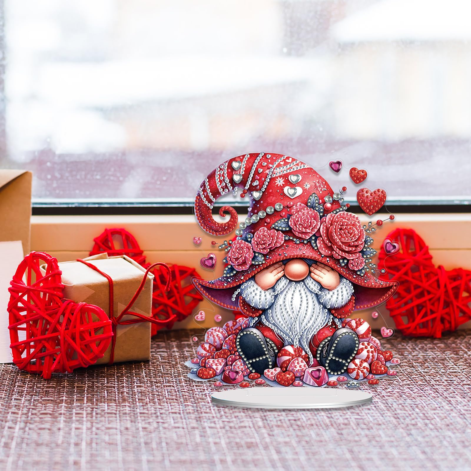 CXINLky doe-het-zelf Diaond Art Schilderij Kerstbooslinger hanger et