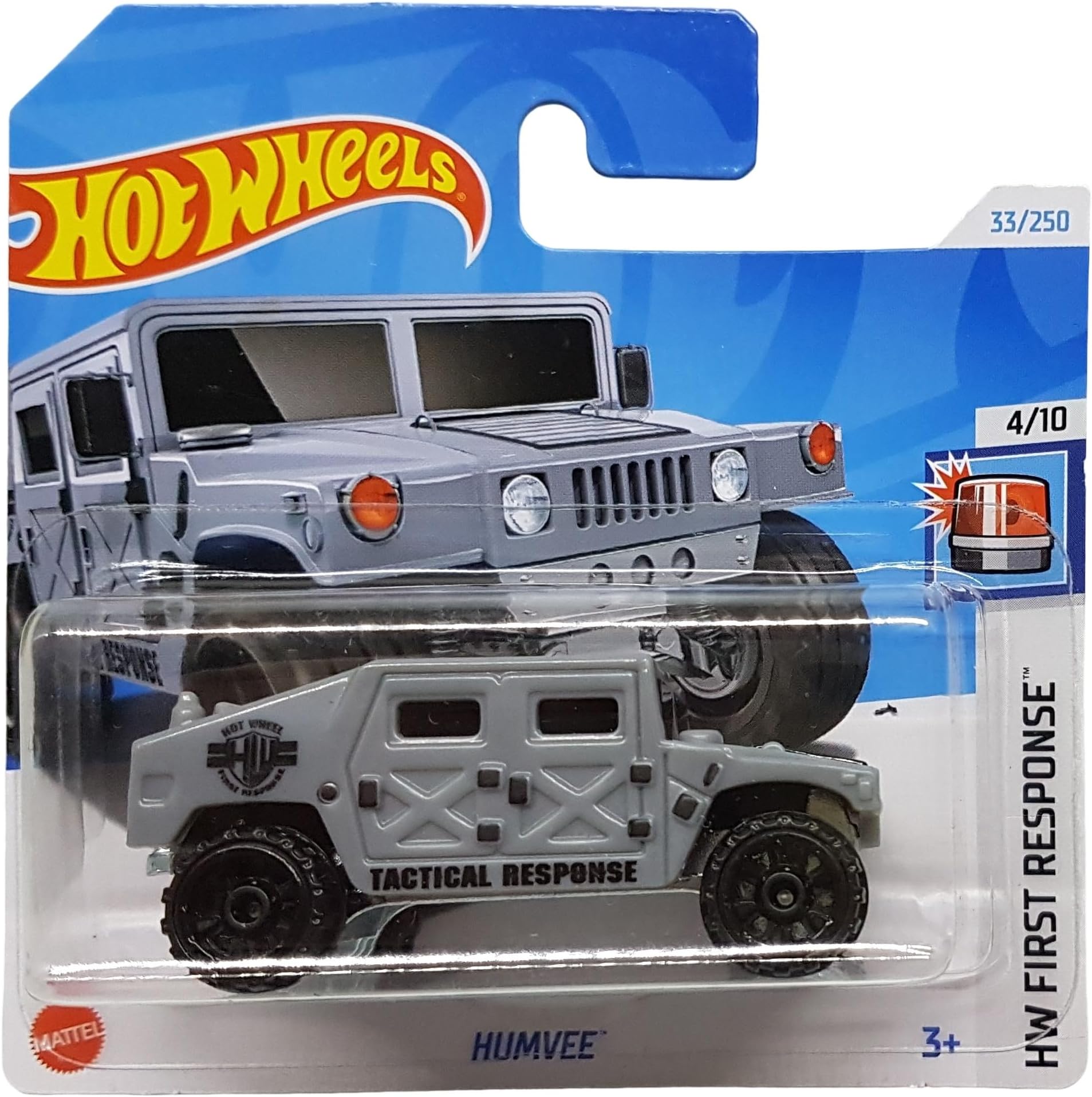 Hot Wheels - Humvee - HW First Response 4/10 - HTB58 - Short Card - Tactical Response - Mattel 2024