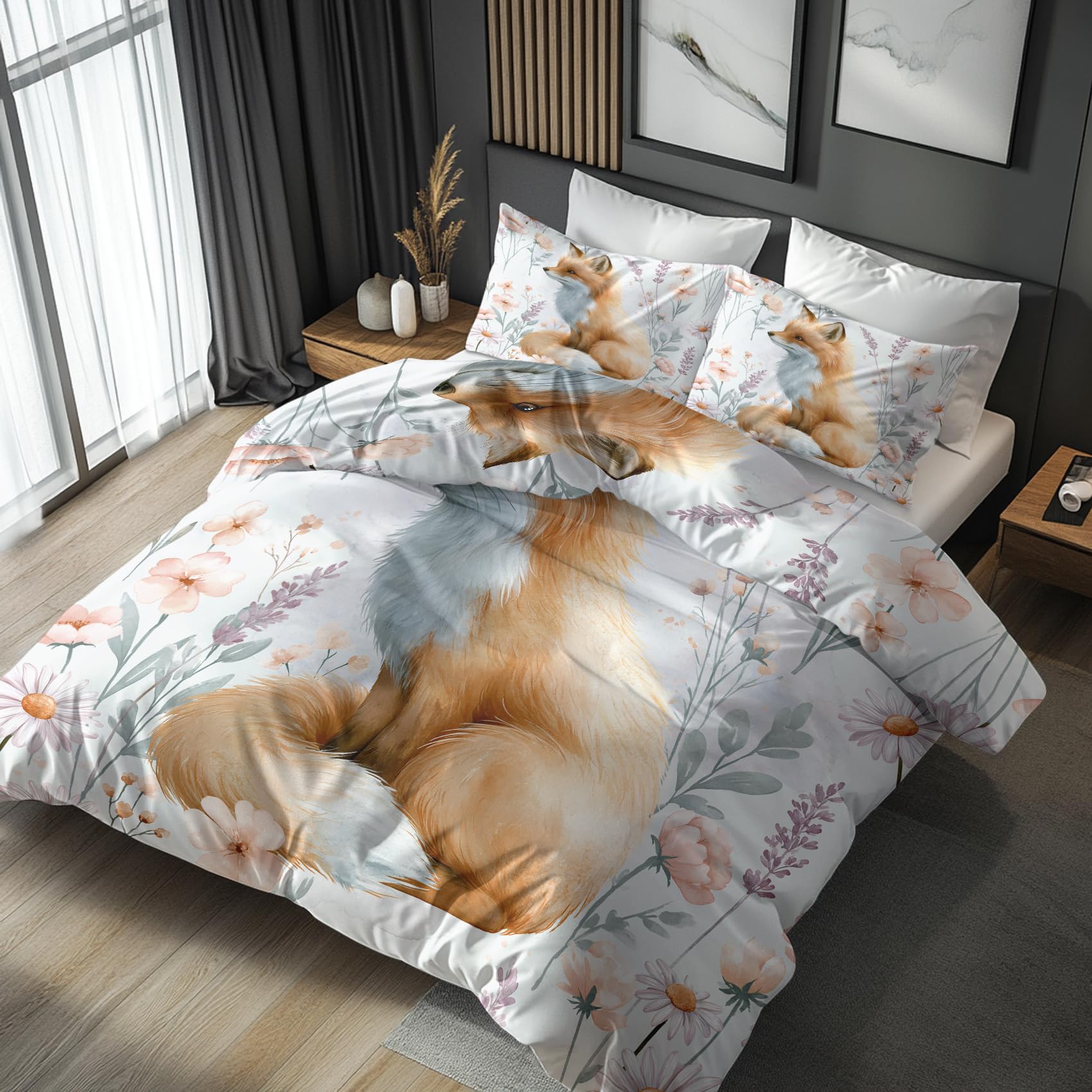 NOGAWA Fox Super King Duvet Cover Sets, Decor, 260 x 220