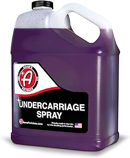 Adam's SiO2 Infused Invisible Undercarriage Dressing Spray for Car Detailing, Silica Infused for Preium Results, Quick and Easy to Use, Works on Tires, Trim, Wheel Wells, Black Satin Finish (1 Gallon)