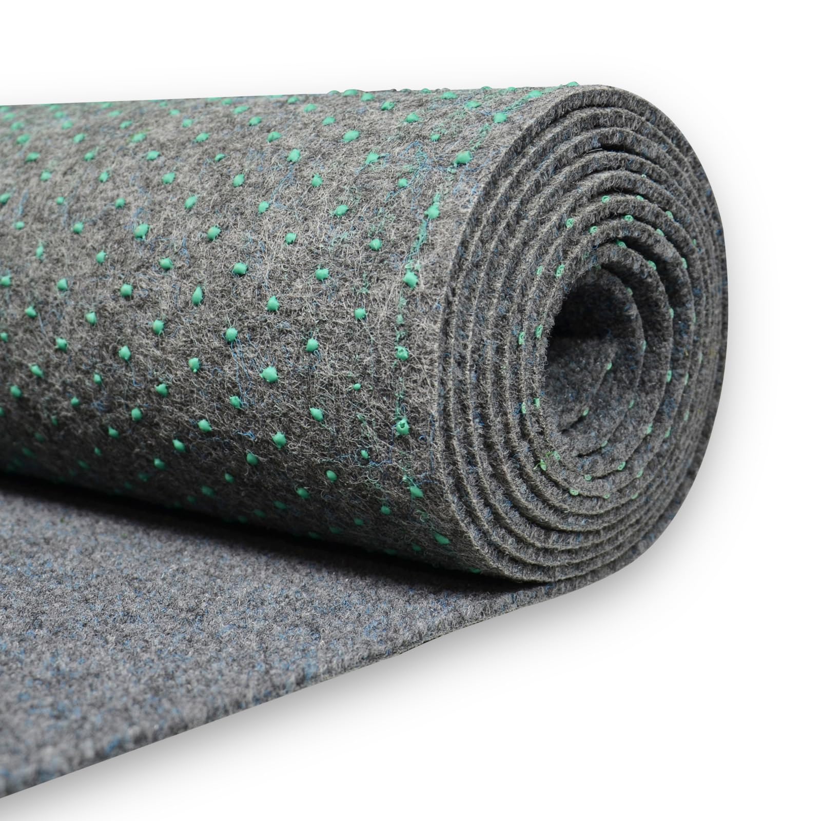 Kunstrasen Fertigrasen in 3 Farbig mit Drainagenoppen (160 cm x 200 cm, Grijs 901 (Grau))