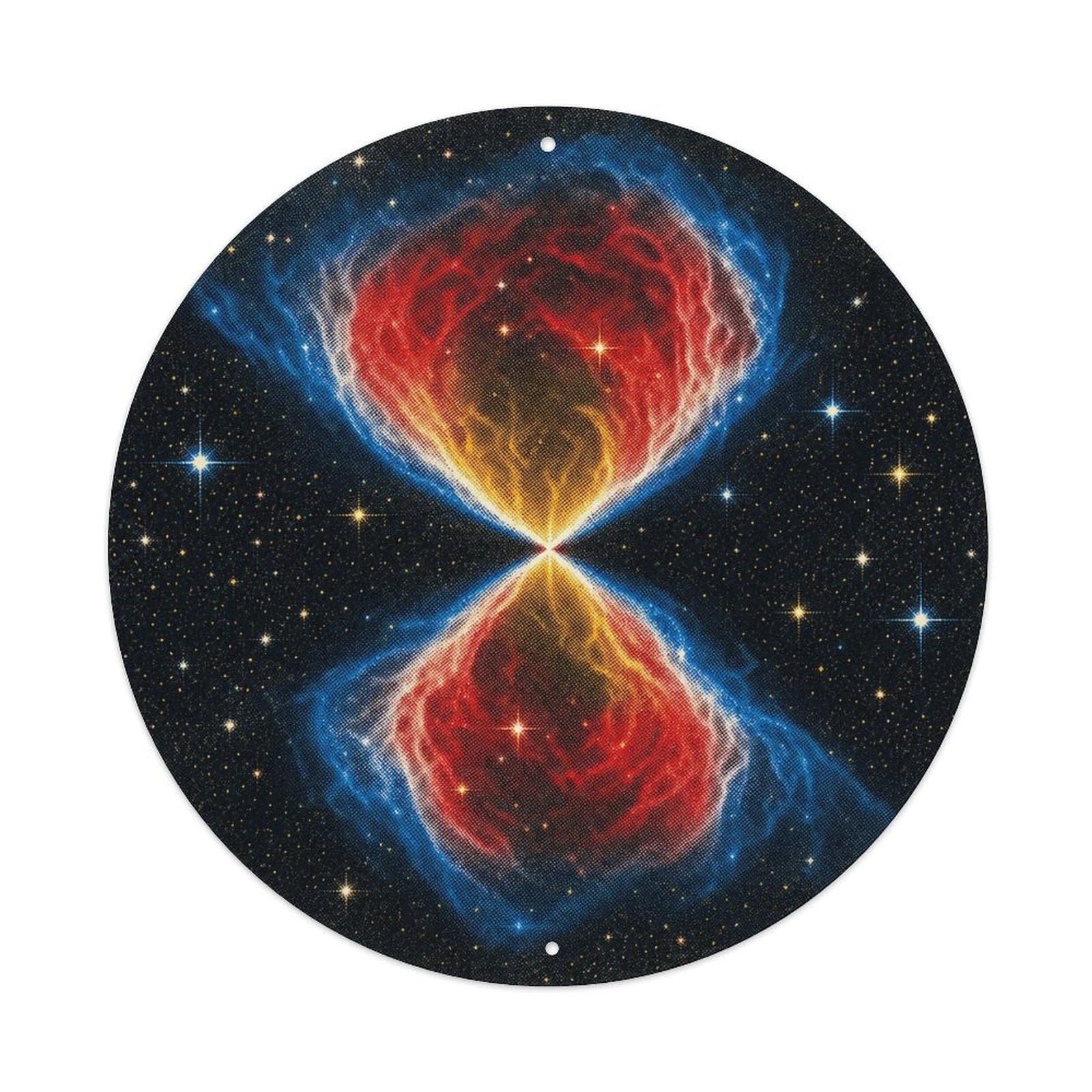 Deep Space Celestial Sharpless 2 106 Nebula Metal Tin Sign