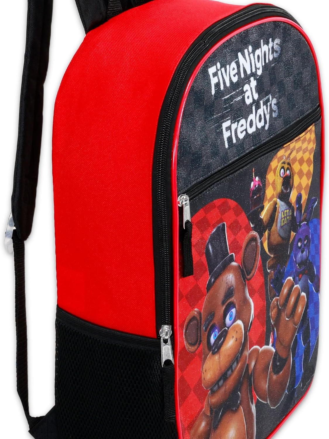 Five Nights at Freddy's Backpack for Boys - Bundle with FNAF School Bag for Kids Plus Stickers, Water Bottle, More Backpack Set for Kids, Teens