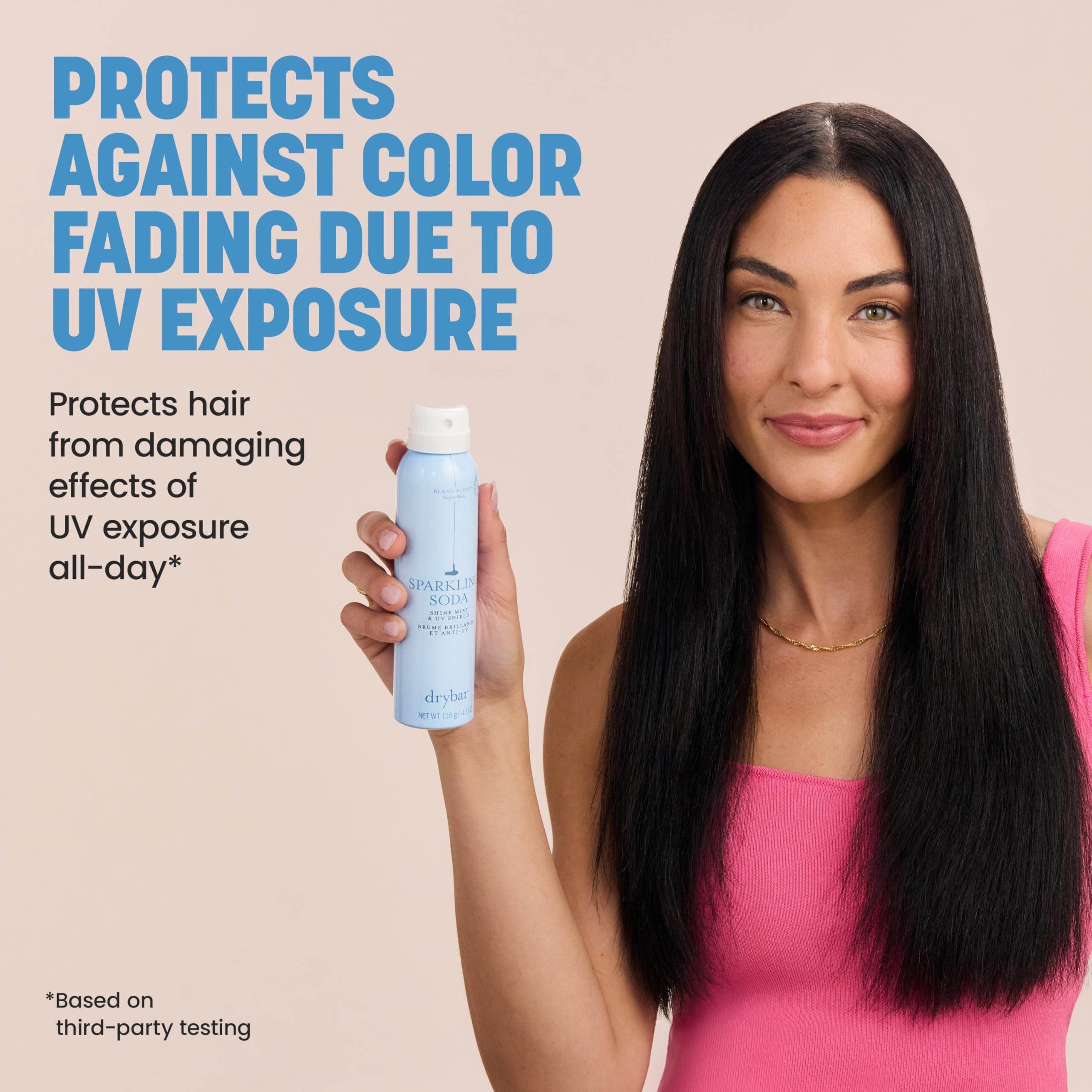 Drybar Sparkling Soda Finishing Spray Collection, Ultra-Fine Mist, Adds Shine to Finished Look