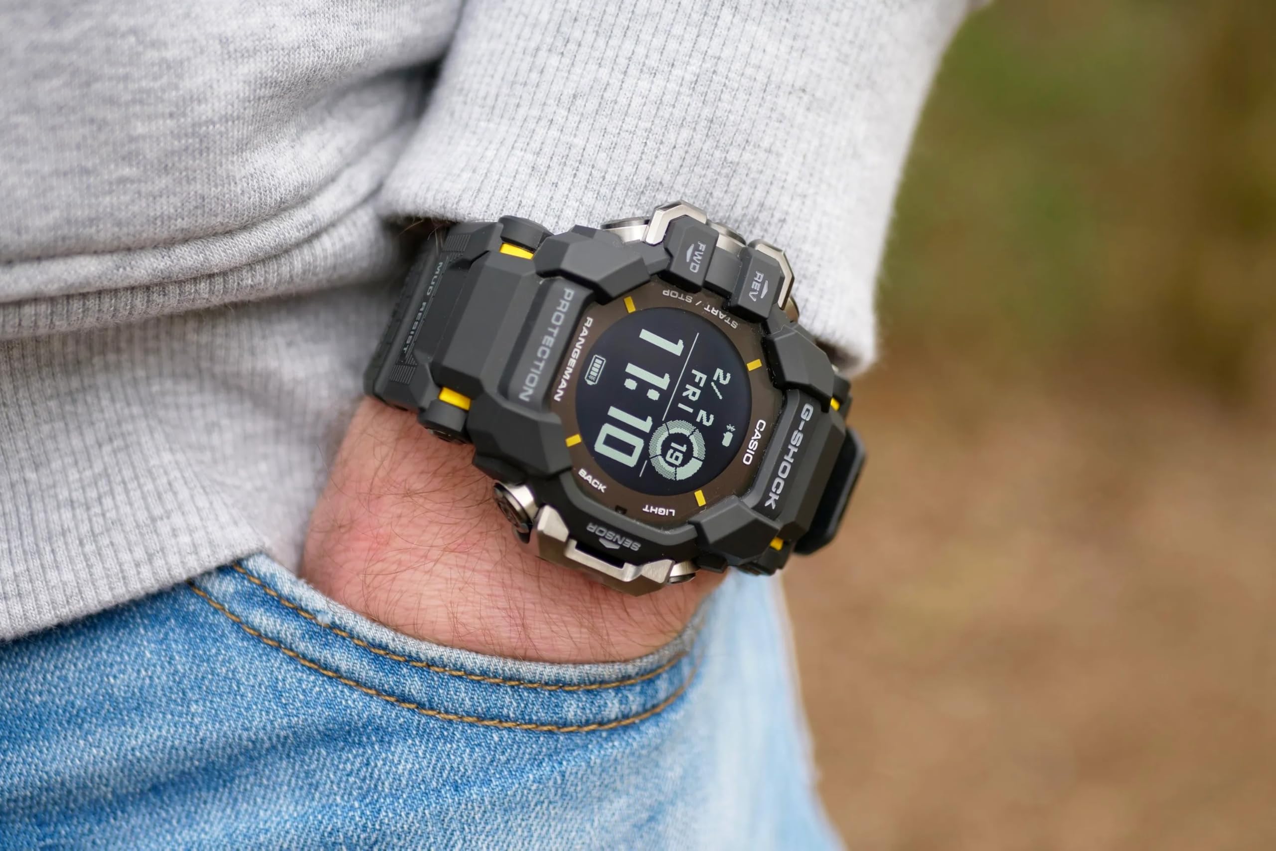 CASIO G-Shock Reloj Casio GPR-H1000-1ER Cuarzo Digital Bio-Based Resin Unisex, Clásico