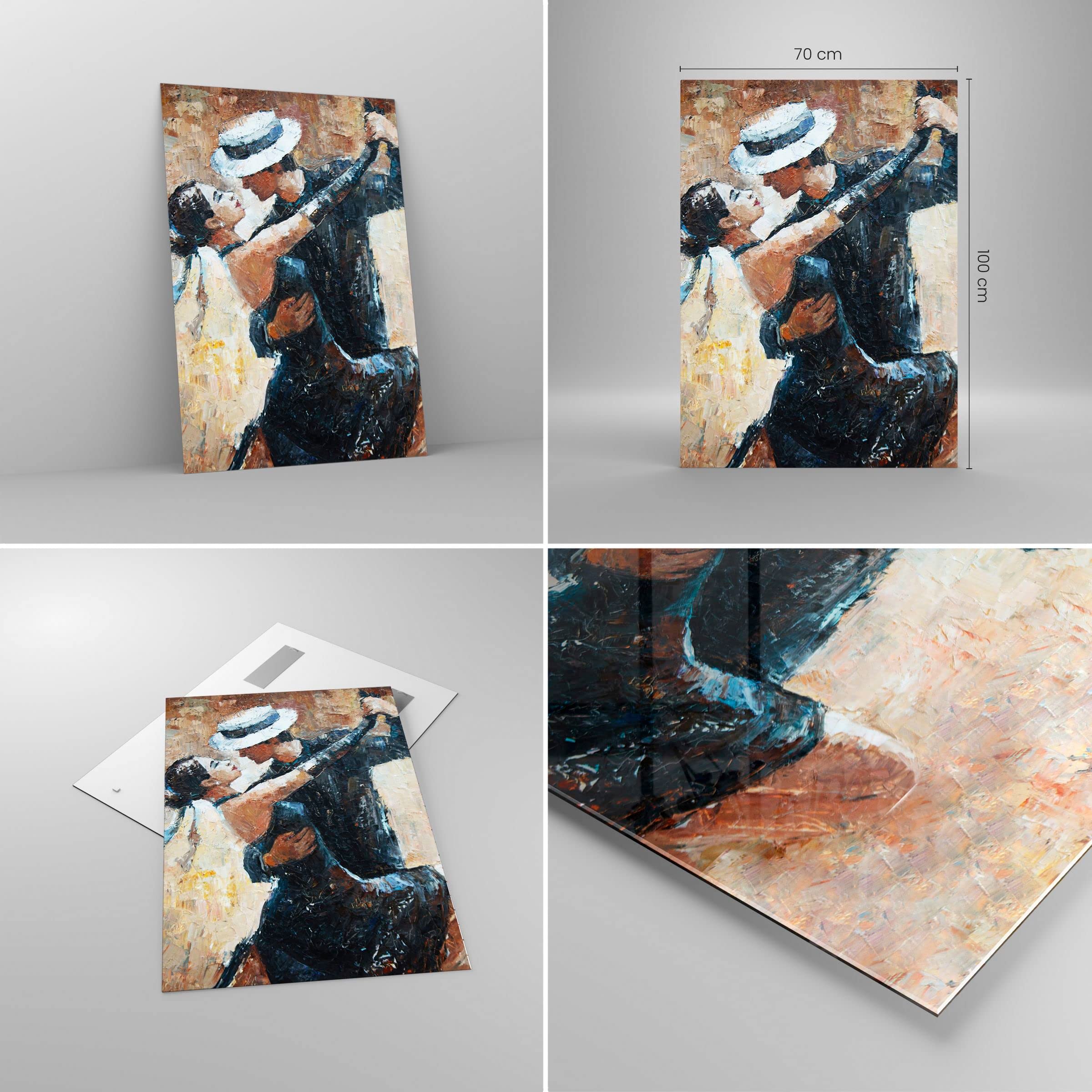 Impression Sur Verre 100x70cm Tableaux Image Photo Femme Artiste Mode