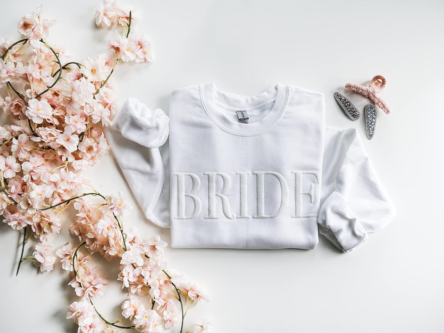 Bride Mrs Sweatshirt - Custom Mrs Crewneck - New Mrs Gift - Honeymoon Pajamas - Wedding Gift - Future Mrs.