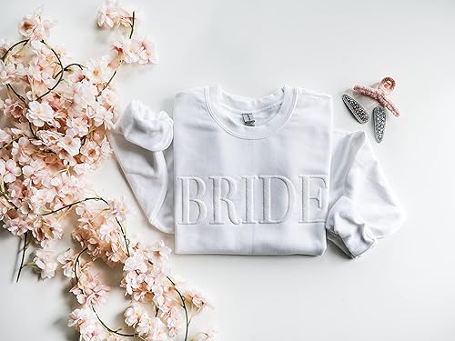 Miniatura 2 de Up2ournecksinfabric Bride Sweatshirt Mrs Sweatshirt - Custom Mrs Sweatshirt - New Mrs - Honeymoon Pajamas - Wedding Gift - Future Mrs. Gift