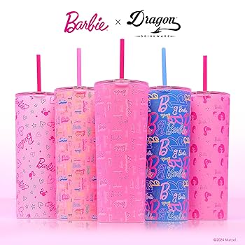 Dragon Glassware X Wicked 24 Oz Vacuum Insulated Tumbler With Lid And Straws, Elphaba And Glinda