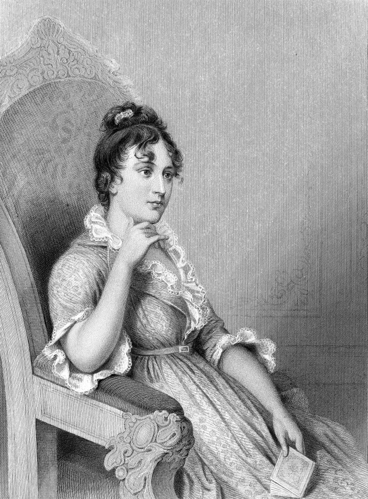 Eleanor Parke Custis Lewis N(1779-1852) Eleanor Parke Custis Adopted Granddaughter Of President George Washington Line And Stipple Engraving After Gilbert Stuart Poster Print by (24 x 36)