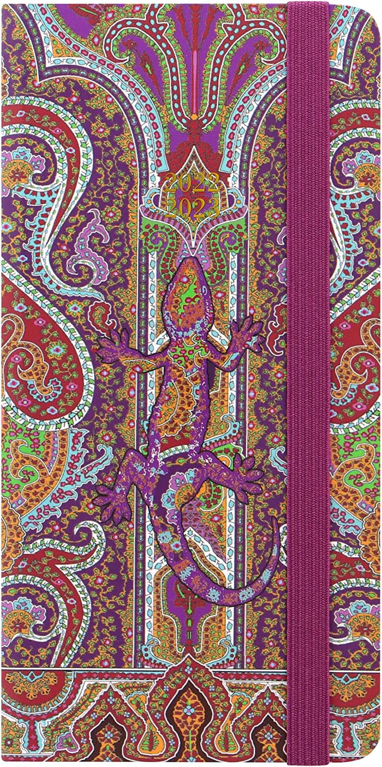 Letts of LondonLetts Paisley Slim Academic 22.23 Week to View Diary - Salamander